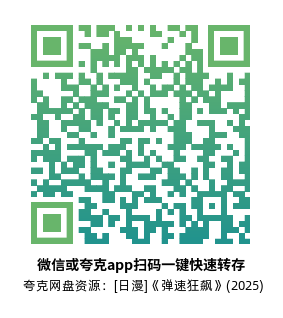 [日漫]《弹速狂飙》(2025)高清片源夸克网盘转存二维码